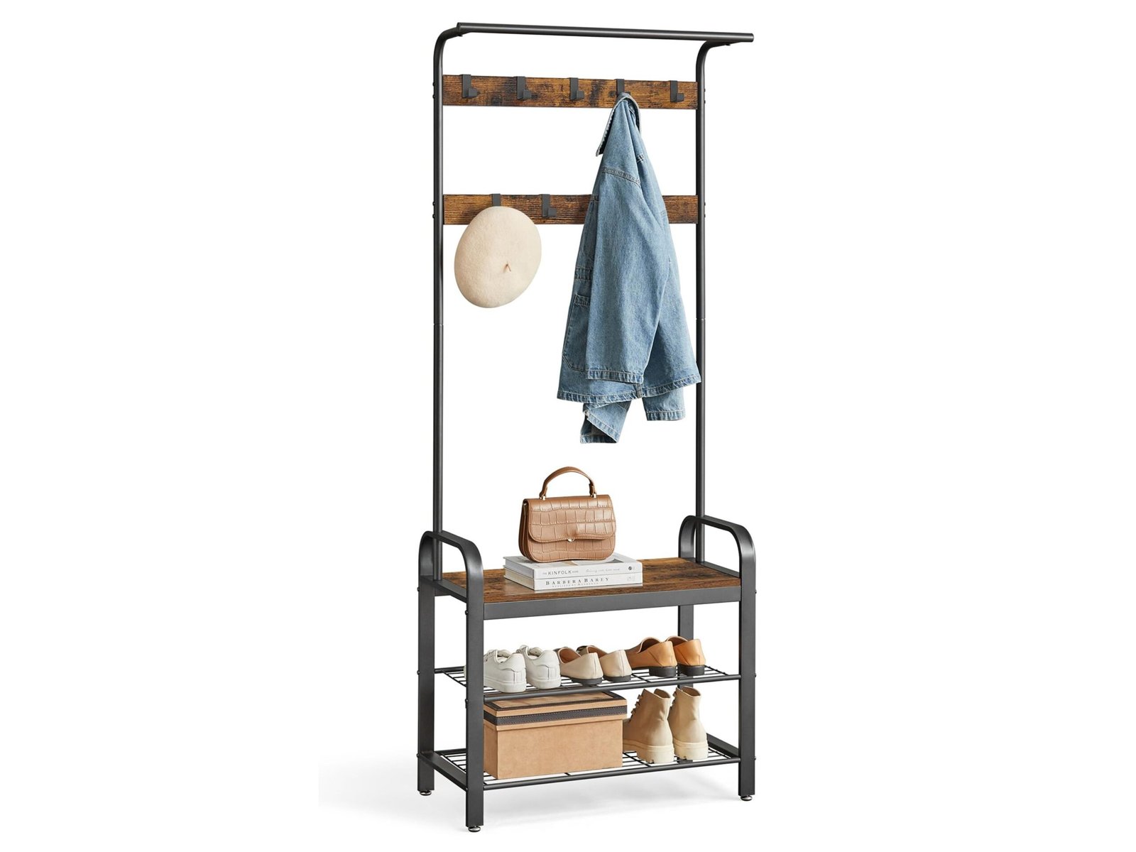 Coat rack entryway